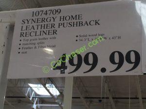 Costco-1074709-Synergy-Home-Leather-Pushback-Recliner-tag