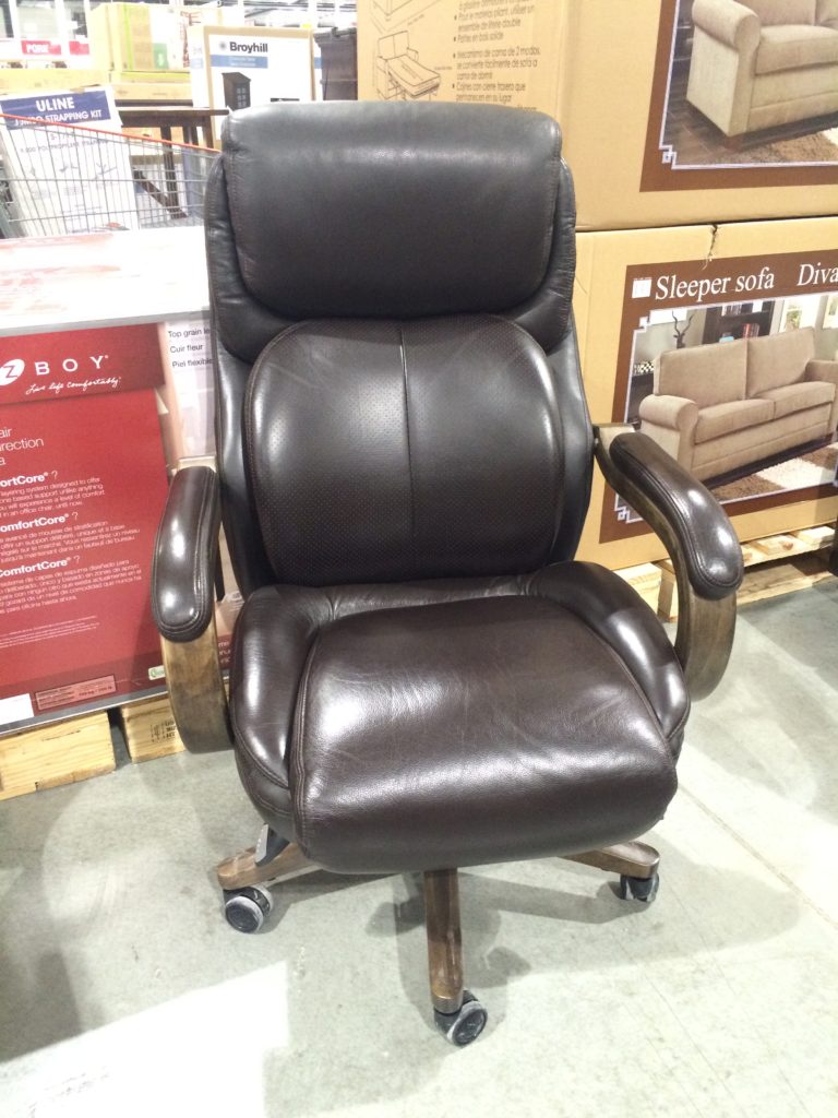 LAZBoy Executive Office Chair Top Grain Leather, Model 48025
