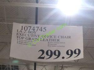 Costco-1074745-LA-Z-Boy-Executive-Office-Chair-Top-Grain-Leather-tag