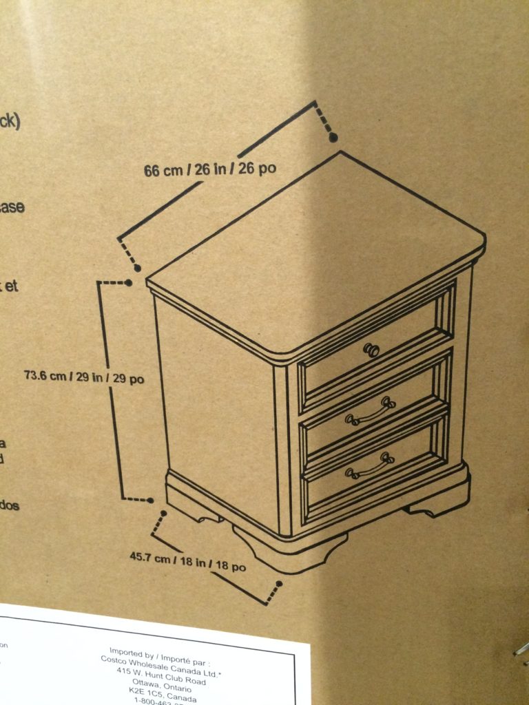 Universal Broadmoore Nightstand CostcoChaser