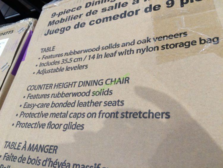 Costco-1074773-Universal Broadmoore-9PC-Counter-Height-Dining-Set-spec