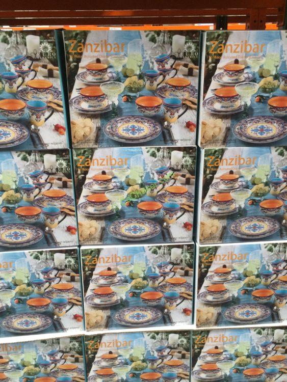 Costco1075017EUROCeramica ZANZIBAR16PCDinnerwareSetall