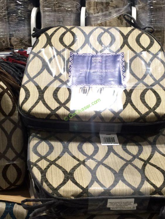 Studio Chic Reversible Chair Pad 2 PACK CostcoChaser