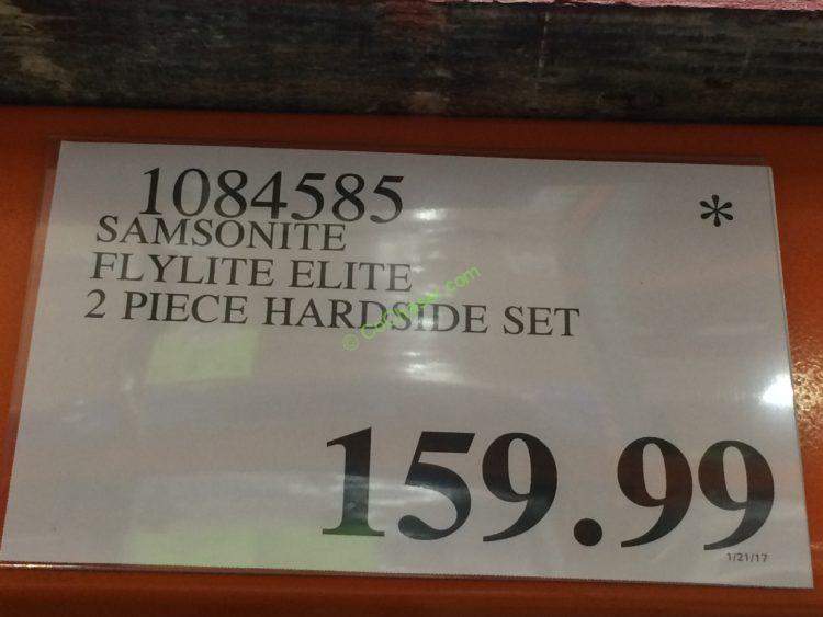 Costco-1084585-Samsonite-Flylite-Elite-2 Piece-Hardside-Set-tag