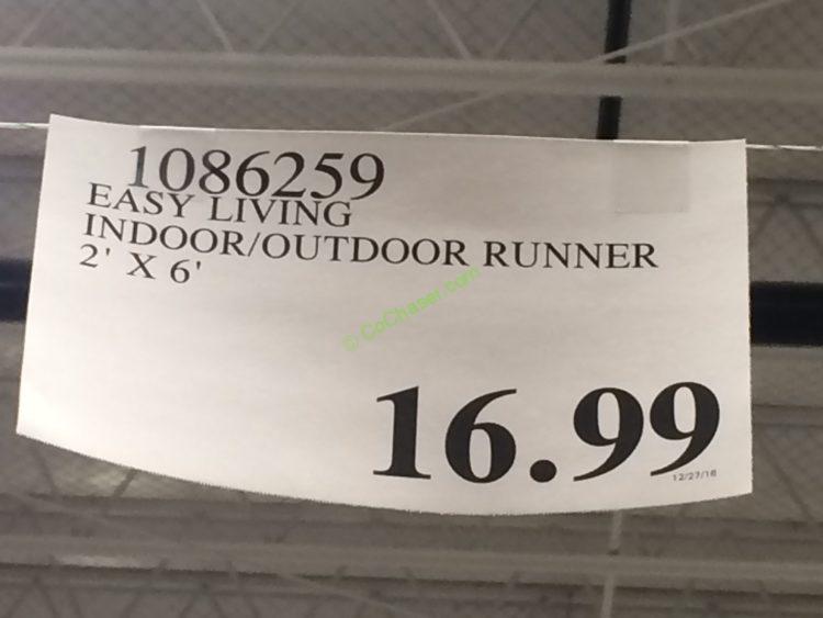 Costco-1086259-Easy-Living -Indoor-outdoor-Runner-tag