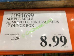 Costco-1094699-Simple-Mills-Almond-Flour-Crackers-tag