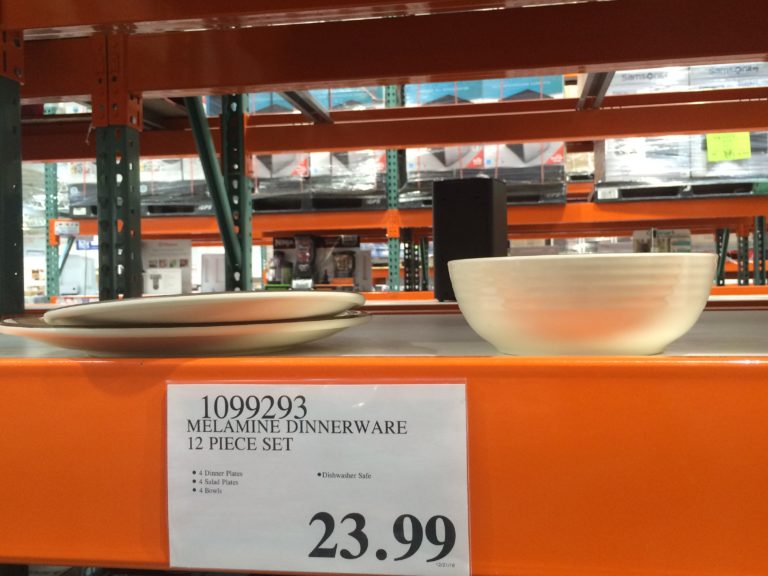 Melamine Dinnerware 12 Piece Set CostcoChaser