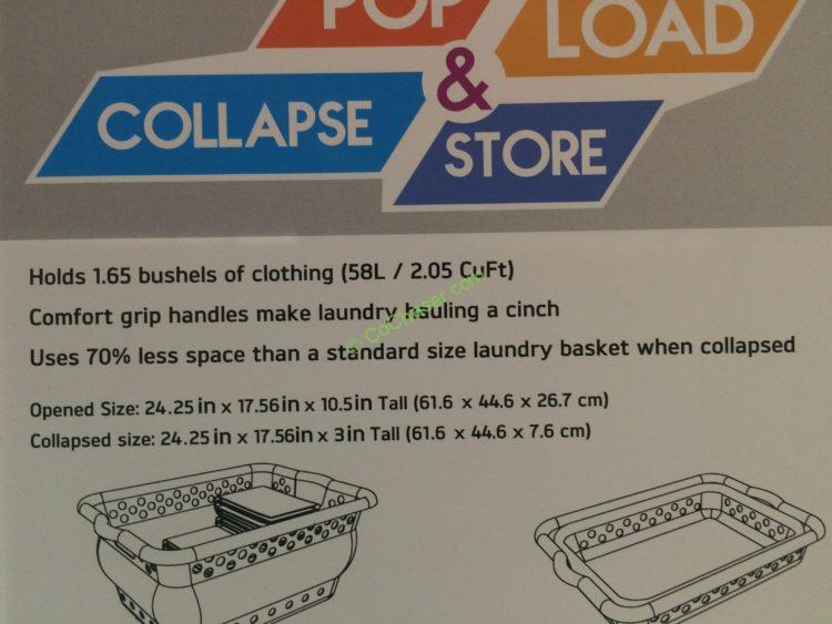 Costco187529MESAPOPNLOADLaundryBasketspec CostcoChaser