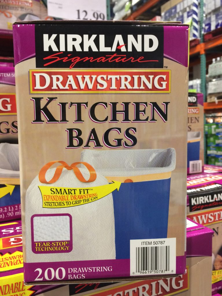 Kirkland Signature 13 Gallon kitchen Bags 200 Count Box CostcoChaser