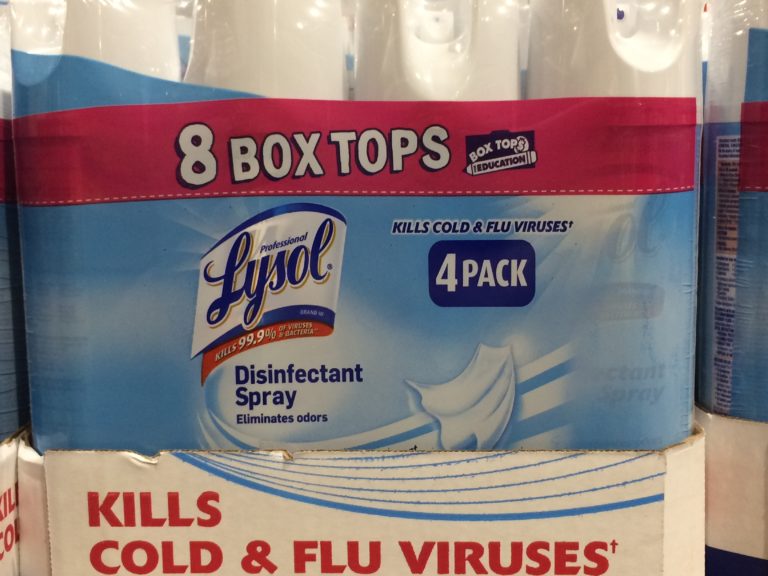 Lysol Disinfectant Spray 4/19 oz Cans CostcoChaser