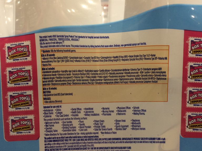 Lysol Disinfectant Spray 4/19 oz Cans CostcoChaser