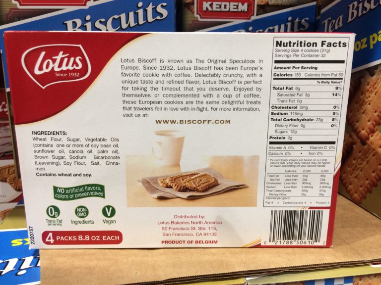 Lotus Bakery Biscoff Cookies 35.2 Ounce Box CostcoChaser