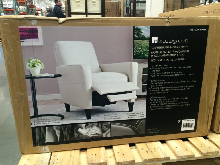 NATUZZI Group Leather Recliner CostcoChaser