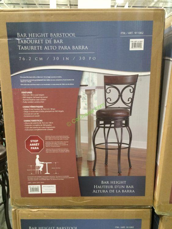 Costco911002AmericanHeritageSwivelMetalBarstoolback CostcoChaser