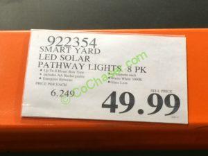 Costco-922354-Smart-Yard-LED-Solar-Pathway-Lights-tag