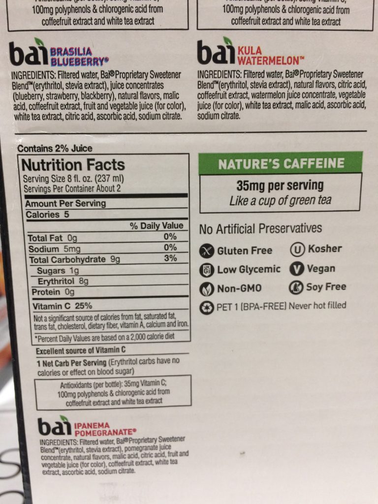 Costco936242BAIVarietyPackAntioxidantInfusiochart2 CostcoChaser