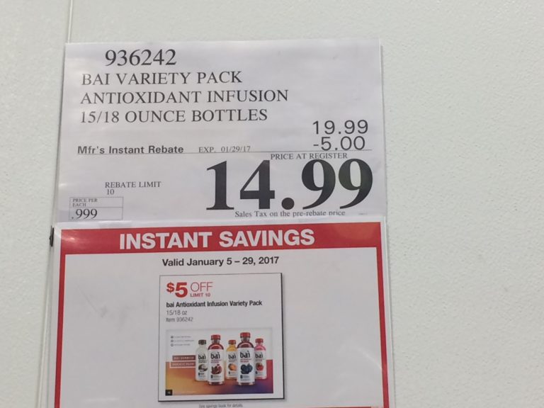 Costco936242BAIVarietyPackAntioxidantInfusiontag CostcoChaser