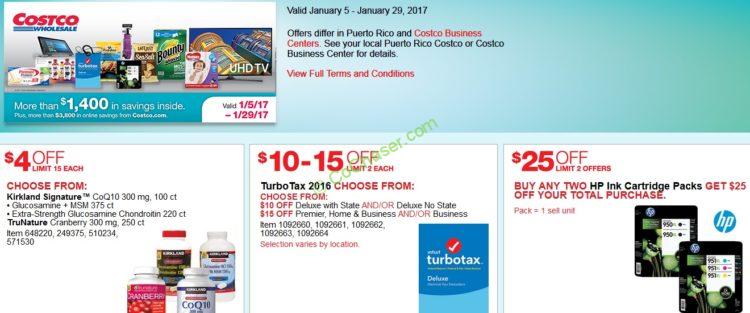 Costco Coupon Book: Jan. 05 – Jan. 29, 2017