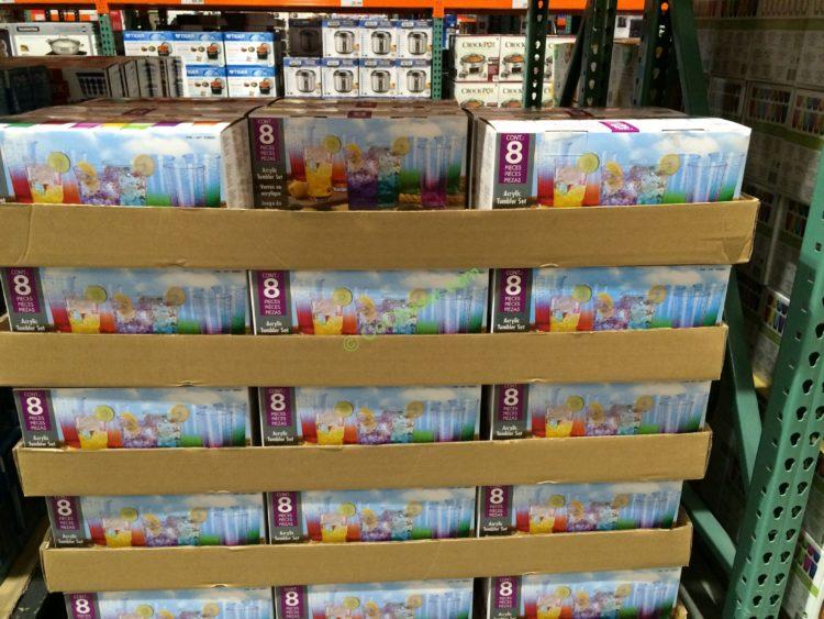 Acrylic Tumblers 8PC Set CostcoChaser