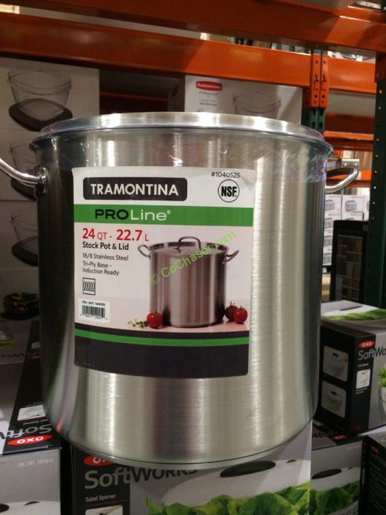 Tramontina 24QT Stock Pot with Lid – CostcoChaser