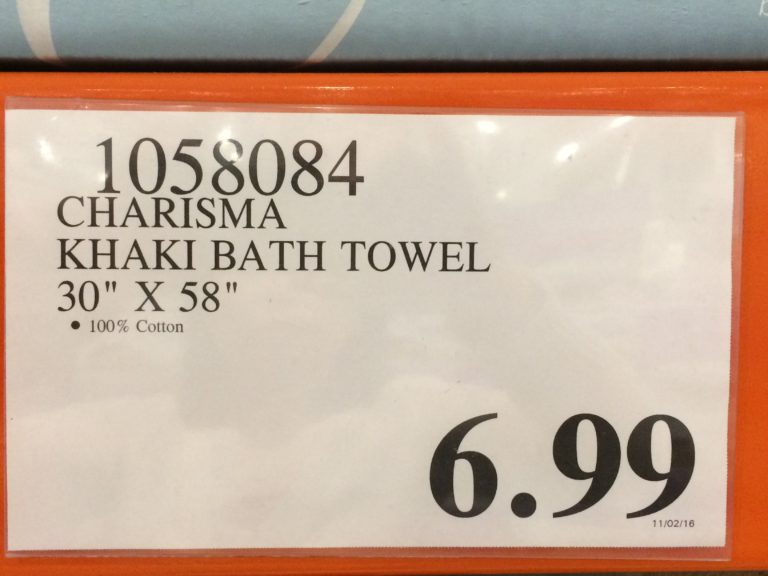 Charisma White Bath Towel 30” X 58” CostcoChaser