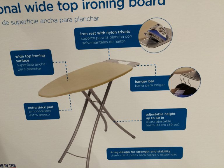 HOMZ Adjustable Height Ironing Board CostcoChaser