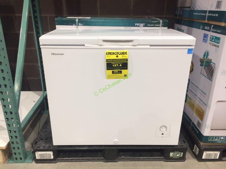 Hisense 7.2 CUFT Chest Freezer Model# FC72D6BWE