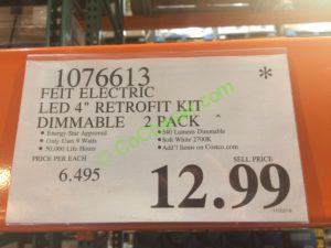 Costco-1076613-Feit-Electric-LED-4-Retrofit-Kit-Dimmable-tag
