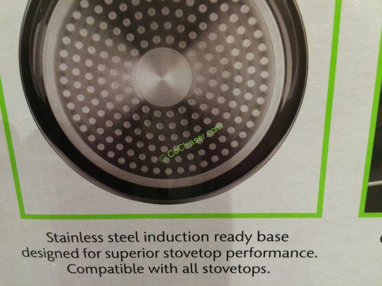 Costco1077477CuisinartGreenchef nductionReadyCeramicNonstickCookwareSetpart