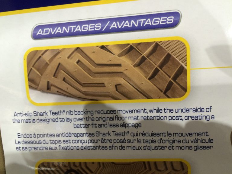 Goodyear 4 Piece Car Mat Set, Tan, Black and Gray CostcoChaser