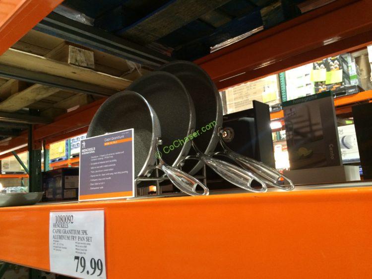 Henckels Capri Granitium 3PK Aluminum Fry Pan Set CostcoChaser