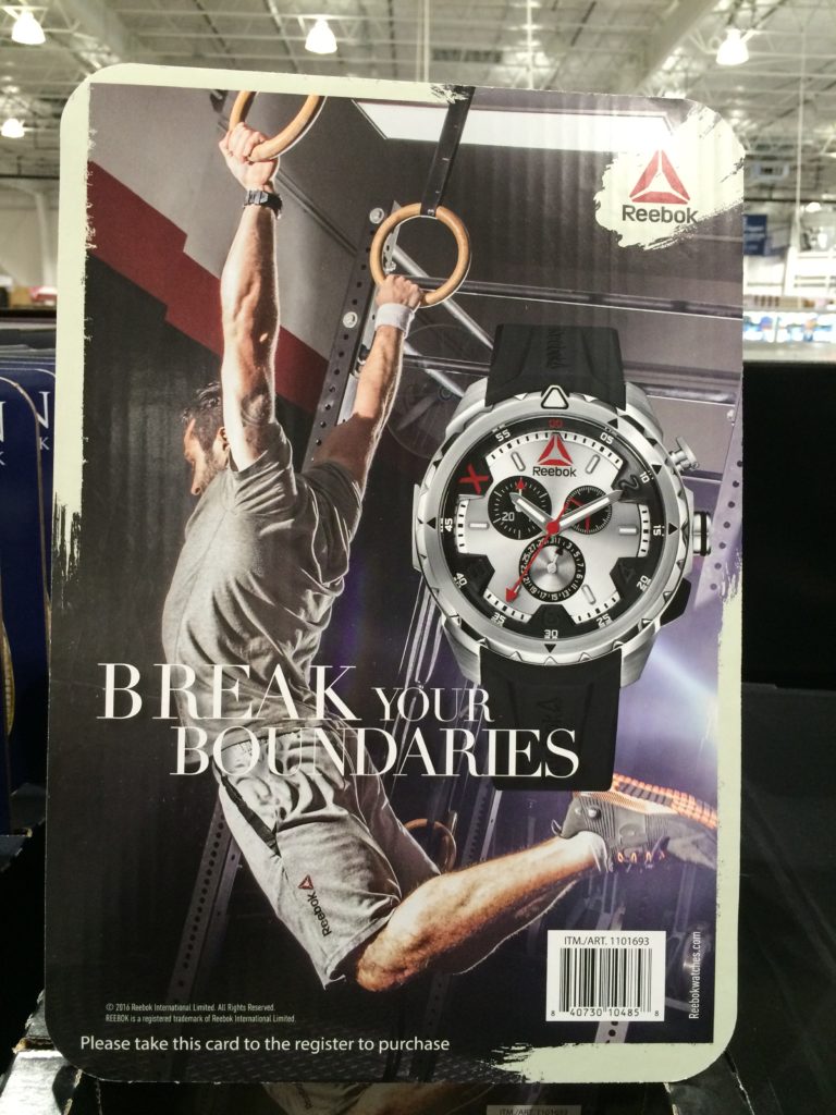 Costco1101693ReebokImpactStainlessSteelMensWatchbox CostcoChaser