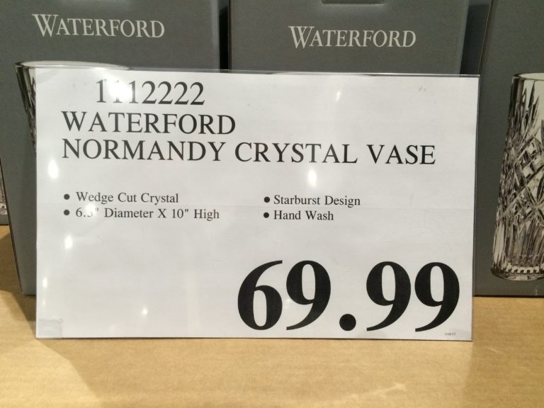 Waterford Normandy Crystal Vase CostcoChaser