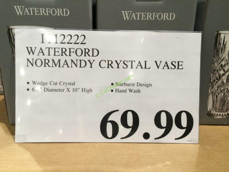 Costco-1112222-Waterford-Normandy-Crystal-Vase-tag