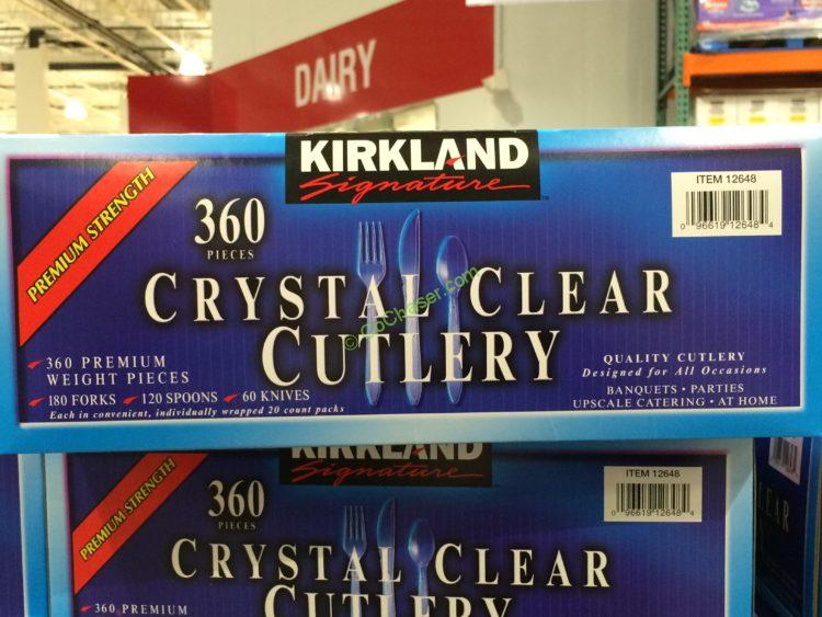 Kirkland Signature Clear Cutlery Combo 360 Count Box – CostcoChaser