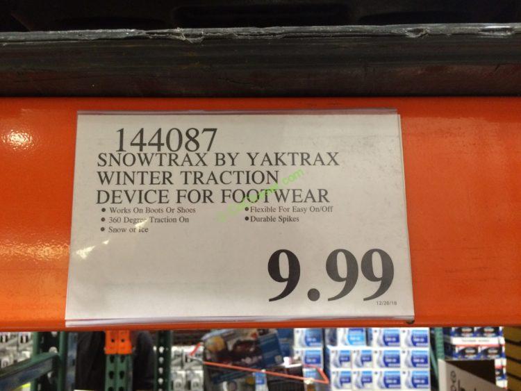 Costco144087SnowtraxbyYaktraxWinterTractionDeviceforFootware