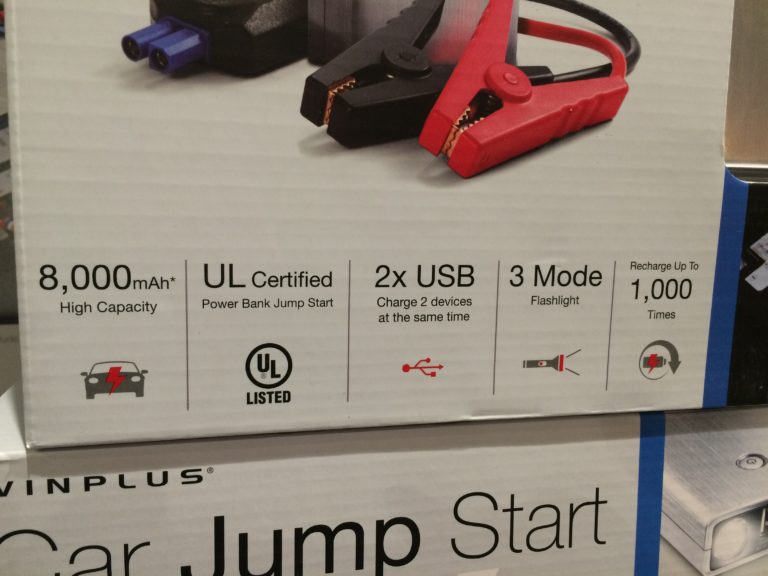 Costco1750766LithiumJumpStarterPortablePowerBankspec CostcoChaser