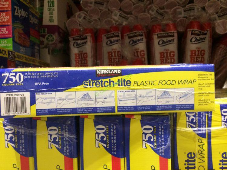 Costco208721Kirkland SignatureStretchTite12 PlasticFoodWrap