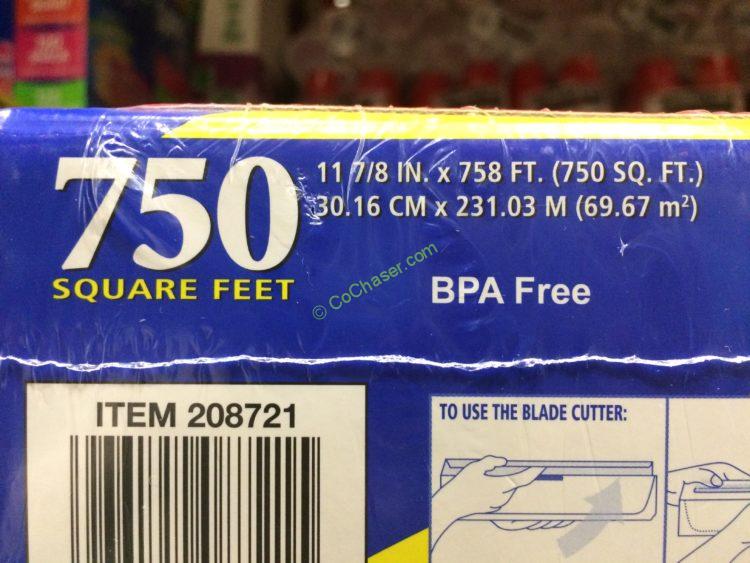 Costco208721Kirkland SignatureStretchTite12 PlasticFoodWrap