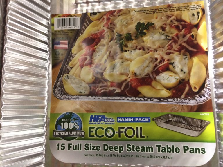 ECOFoil Full Size Deep Steam Table Pans 15 Pans CostcoChaser
