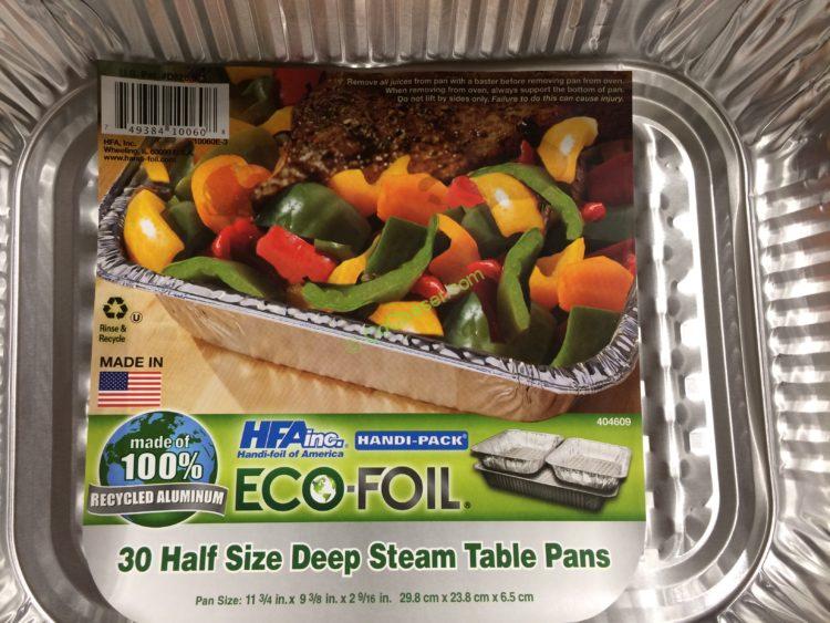 Costco-404609-ECO-Foil-Half-Size-Steam-Pans-face