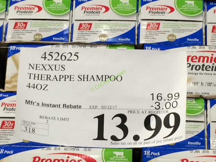 NEXXUS Therappe Shampoo or Humectress Conditioner. 44 oz CostcoChaser