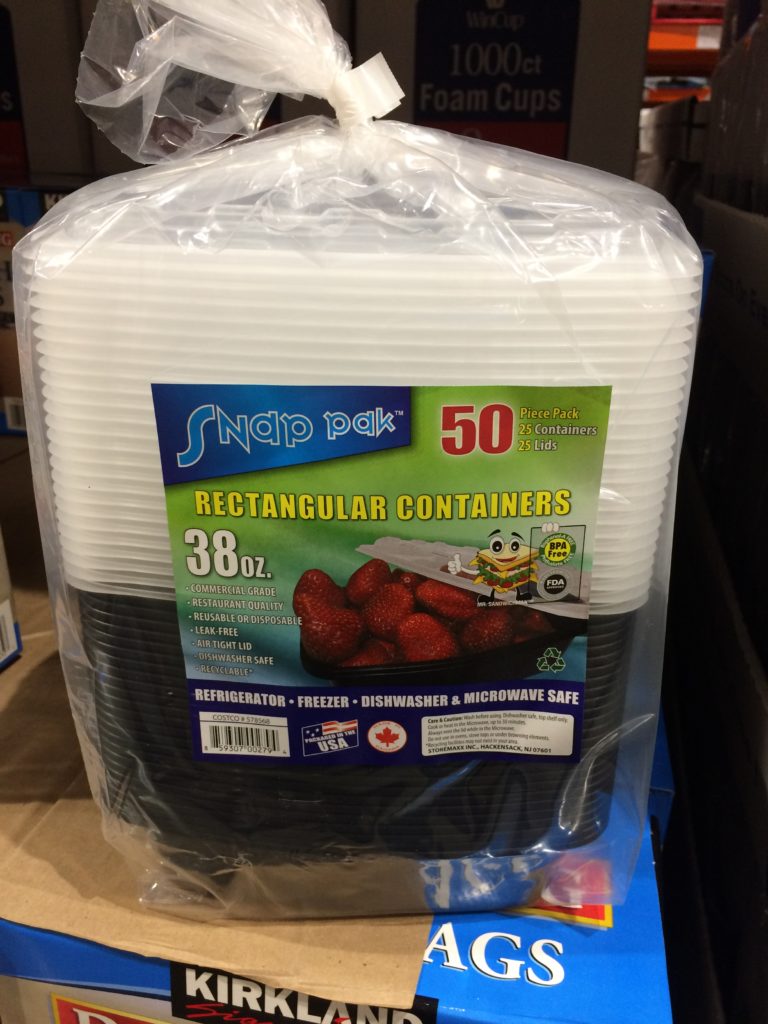 Snap Pak 38 oz Storage Container 25 Count with Lids CostcoChaser