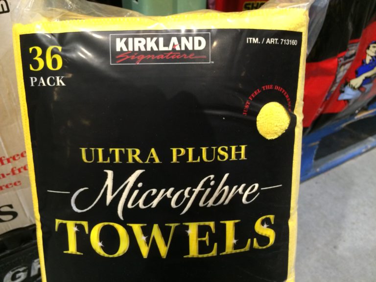 Kirkland Signature 713160 Toallas de Microfibra Ultra afelpadas, Paquete de 36, Amarillo, 16