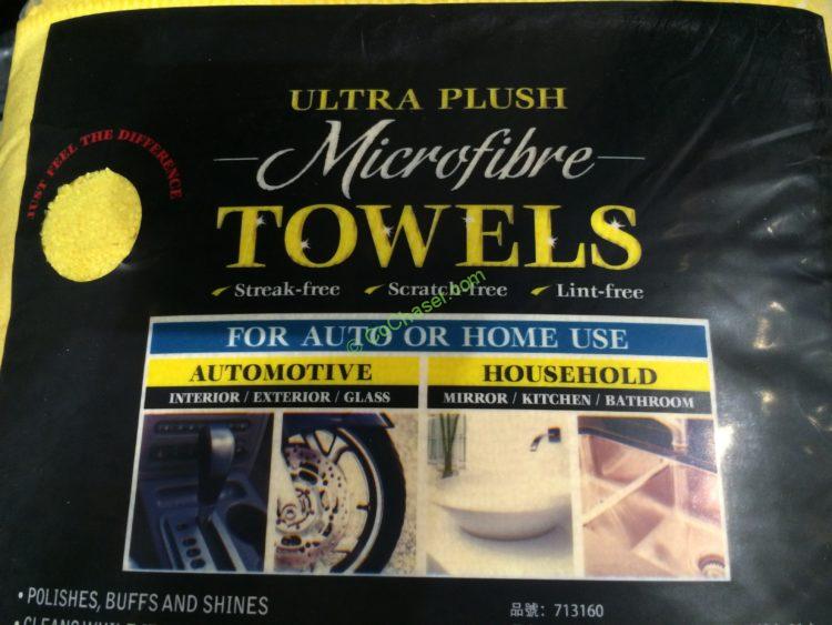 Kirkland Signature Microfiber Towel Ultra Plush 36 Pack CostcoChaser