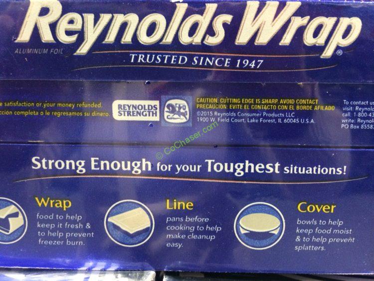 Costco720ReynoldsStandardFoil212250Rollssepc2 CostcoChaser