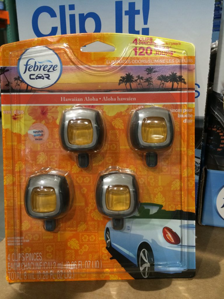 Febreze Air Freshener 4 Pack Car Air Vent Clips CostcoChaser