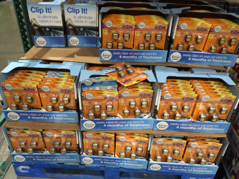 Febreze Air Freshener 4 Pack Car Air Vent Clips CostcoChaser