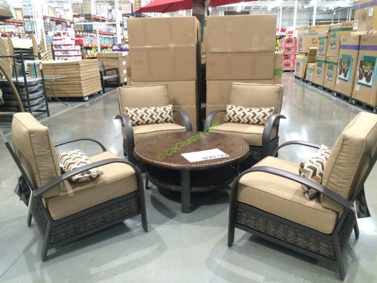 Costco-1031564-Woodridge 5-piece-Patio-Seating-Set