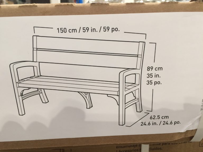 Keter Outdoor Bench CostcoChaser